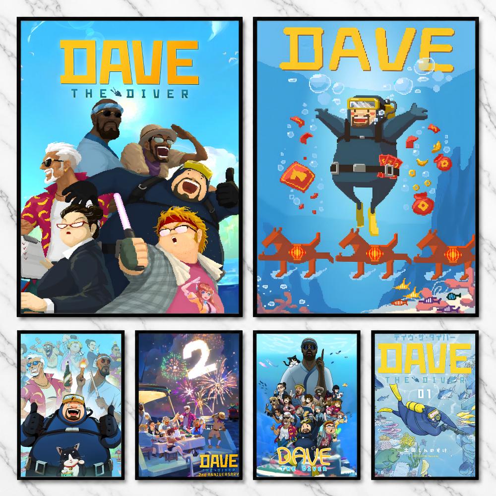 Office Quest - Plakat z motywem „Dave, nurkowiec –