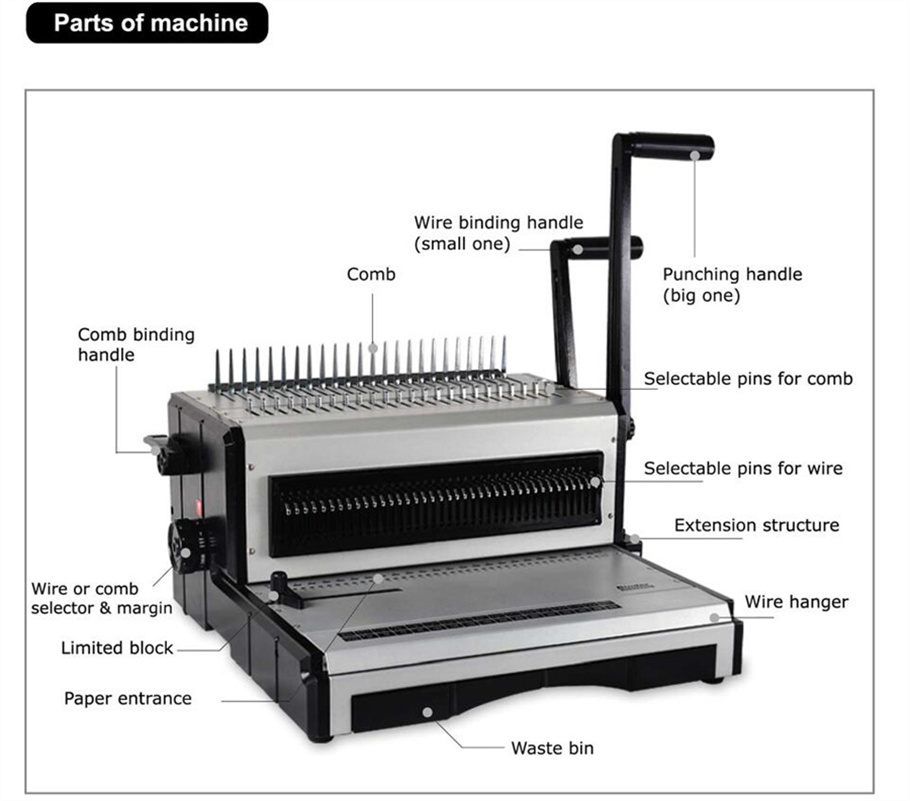 SG-ST2960 Maszyna do bindowani – Binding Machine Comb recenzja i cena